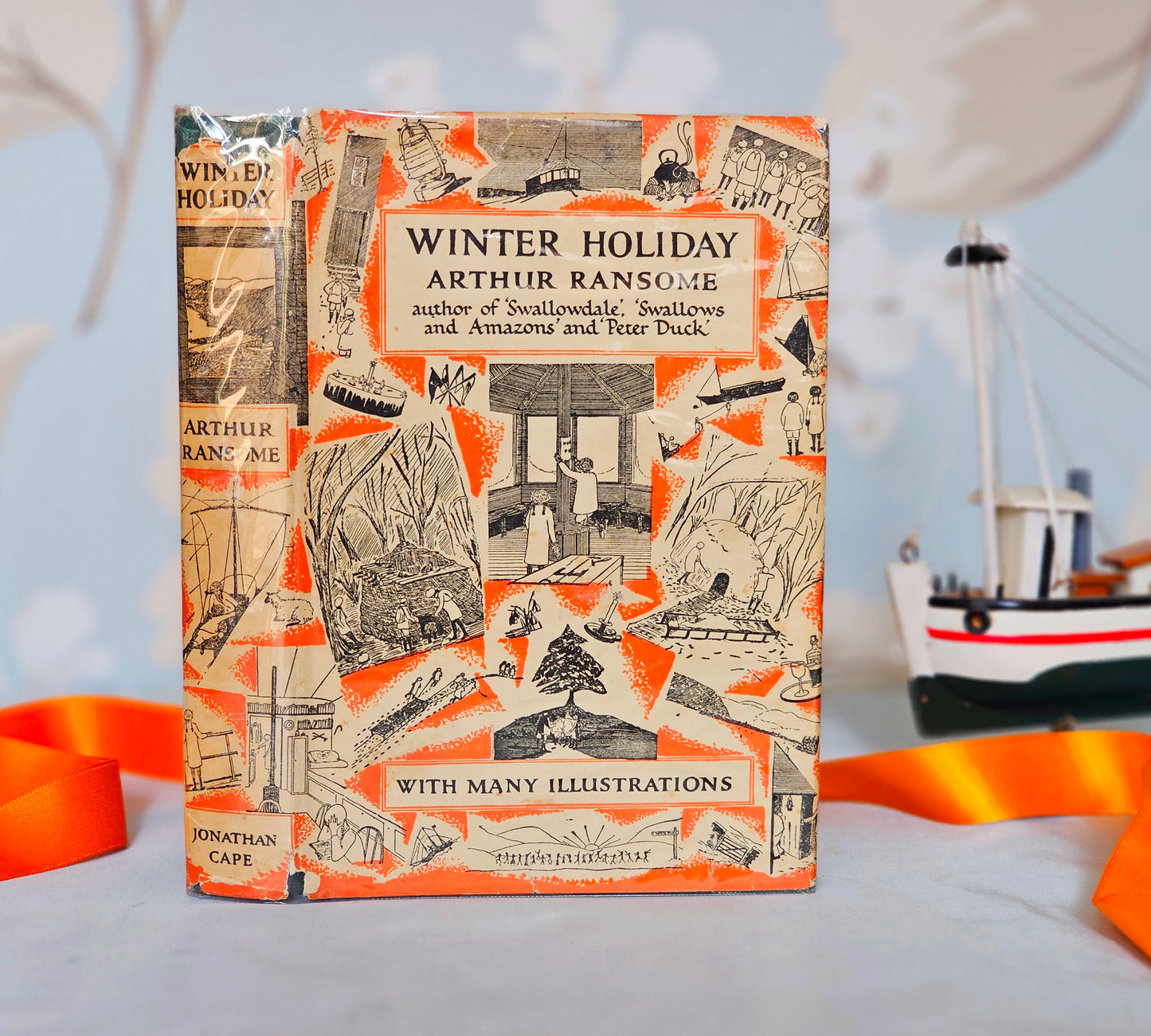 Winter Holiday by Arthur Ransome / 1949 Jonathan Cape, London / In The Swallows & Amazons Series / Vintage Hardback Book