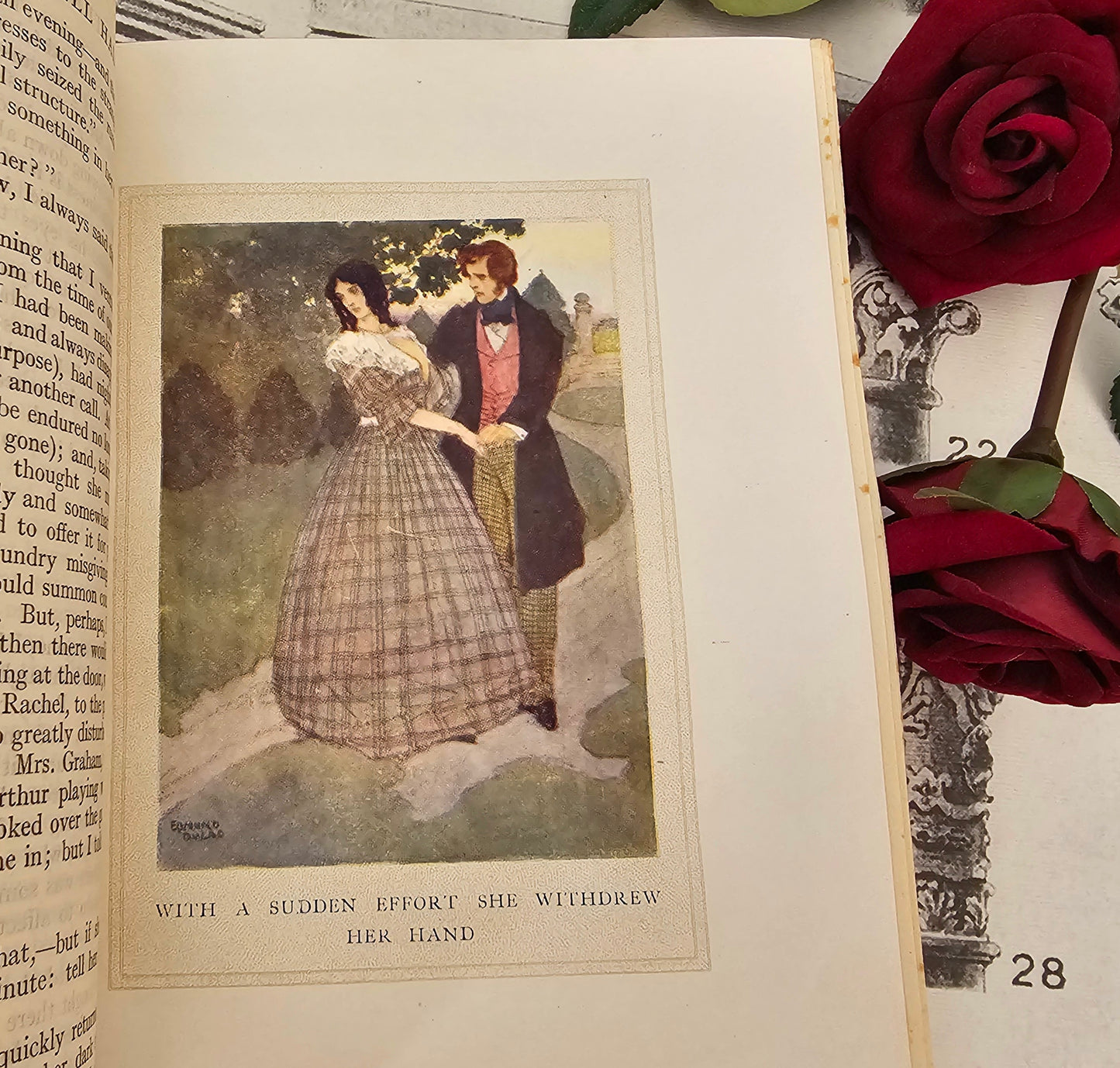 1922 The Tenant of Wildfell Hall & Agnes Grey by Anne Bronte / JM Dent & Sons, London / 12 Delightful Colour Plates by Edmund Dulac / Unread