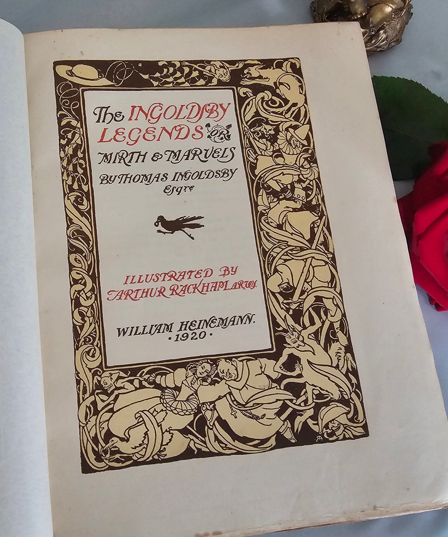 1920 The Ingoldsby Legends by Thomas Ingoldsby Esq. / Richly Illustrated by Arthur Rackham in Colour, Tone and Line / W. Heinemann, London