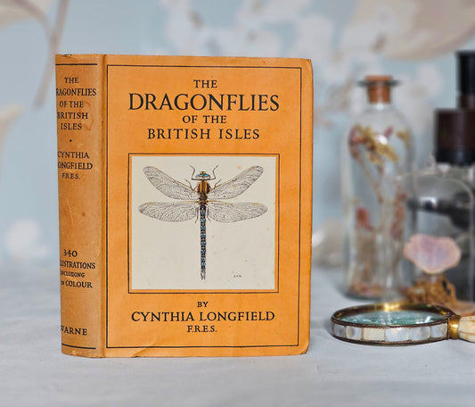 1949 The Dragonflies of the British Isles by Cynthia Longfield / Warne, London / Scarce Dust Wrapper / Richly Illustrated / Good Condition