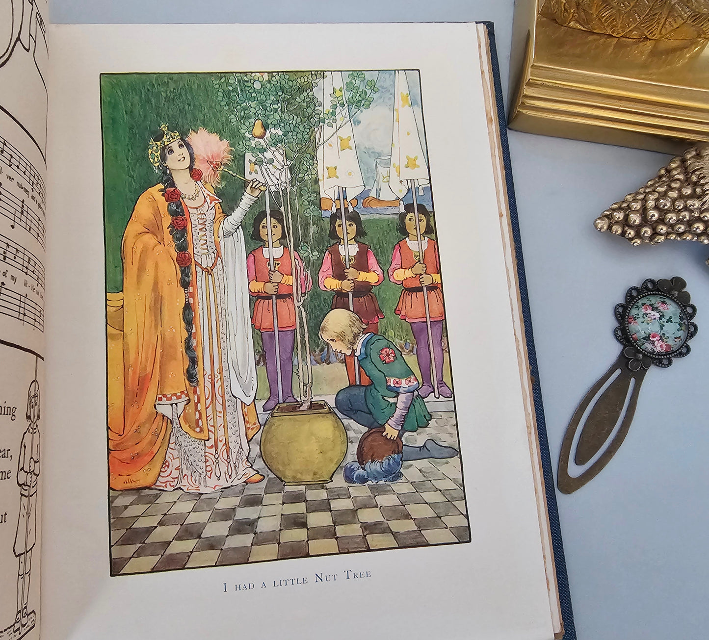 1911 Little Songs For Little People Told by Githa Sowerby and Illustrated by Millicent Sowerby / Decorated With Twelve Lovely Colour Plates