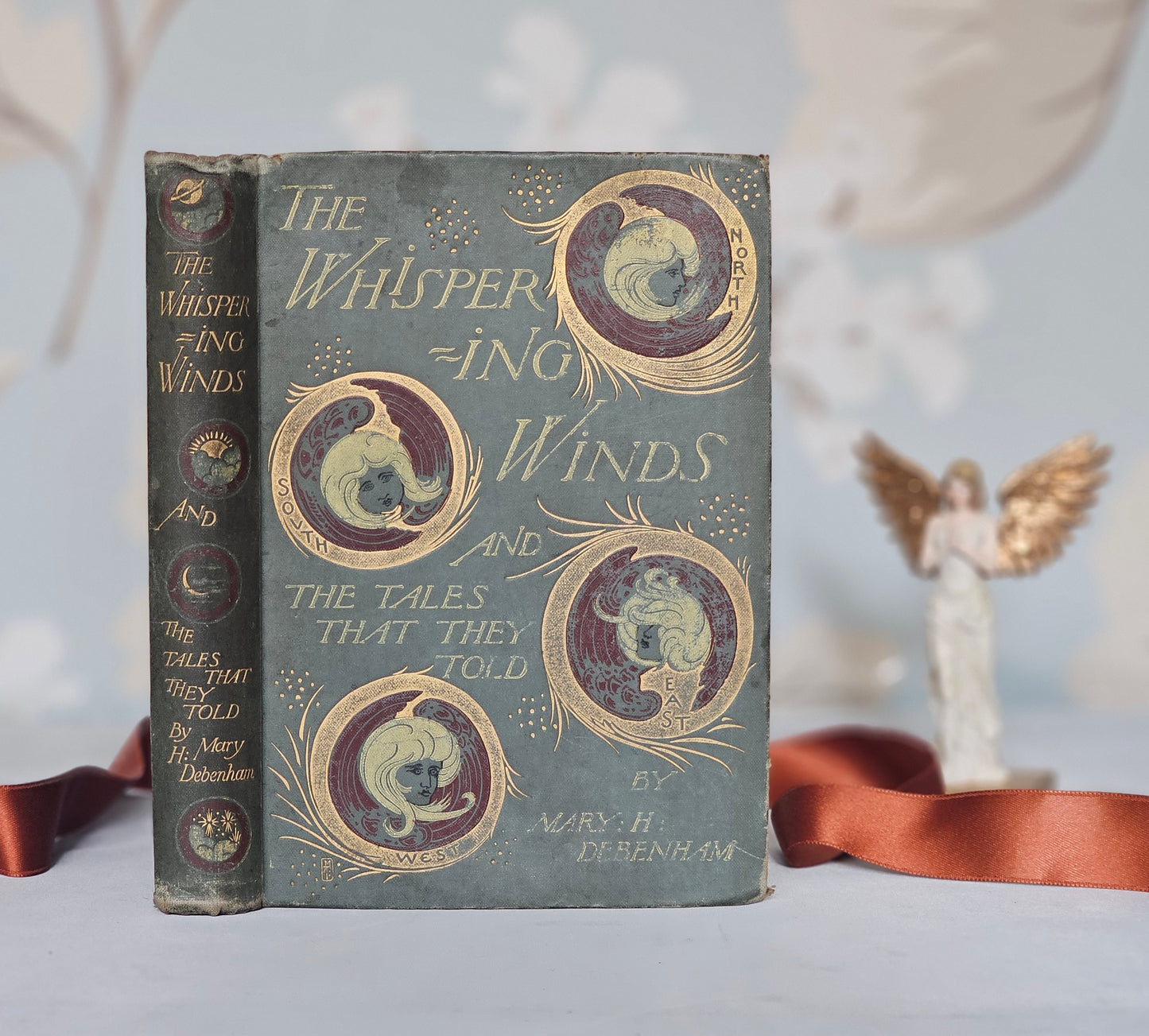 1895 The Whispering Winds by Mary Debenham / Scarce / Talwin Morris Design to Boards / Blackie & Son, London / Illustrated / With Some WEAR