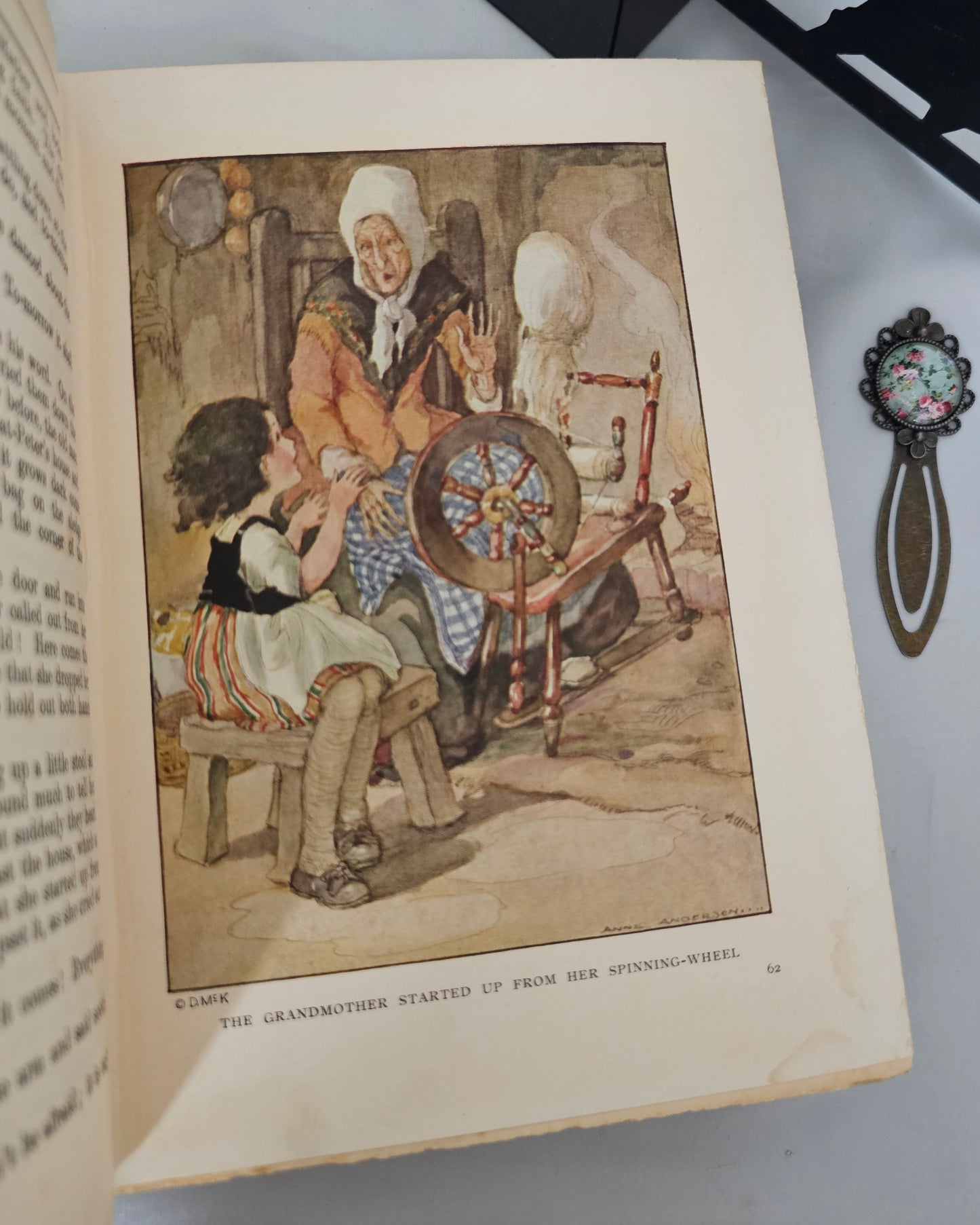 1930 Heidi by Johanna Spyri / George Harrap & Co., Ltd of London / Eight Colour Plate by Anne Anderson / Lovely Vintage Hardback Book