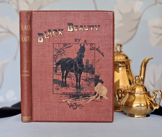 1898 Black Beauty by Anna Sewell / Jarrold & Sons London / Beautiful Large-Format Antique Edition / Richly Illustrated / Very Good Condition