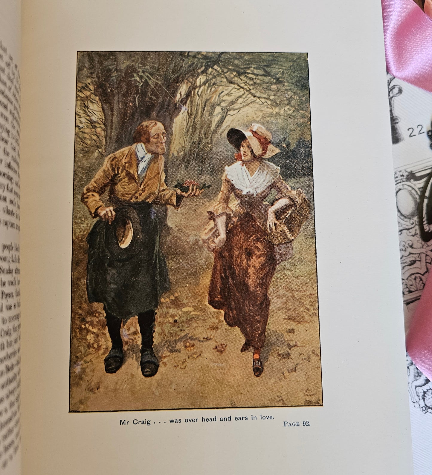 1914 Adam Bede by George Eliot / W&R Chambers, London / Beautiful Large-Format Antique Edition / Richly Illustrated in Colour and Line