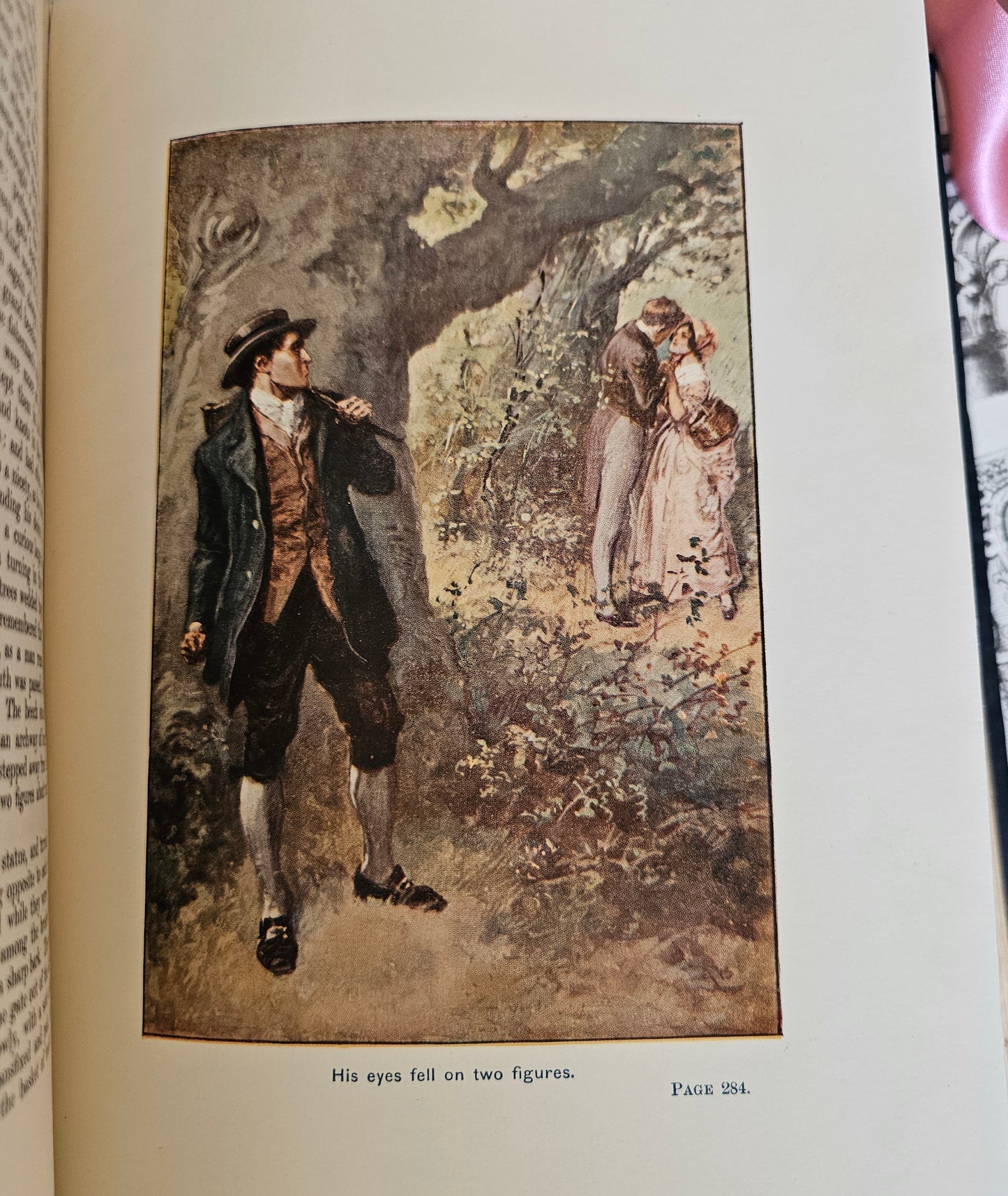 1914 Adam Bede by George Eliot / W&R Chambers, London / Beautiful Large-Format Antique Edition / Richly Illustrated in Colour and Line