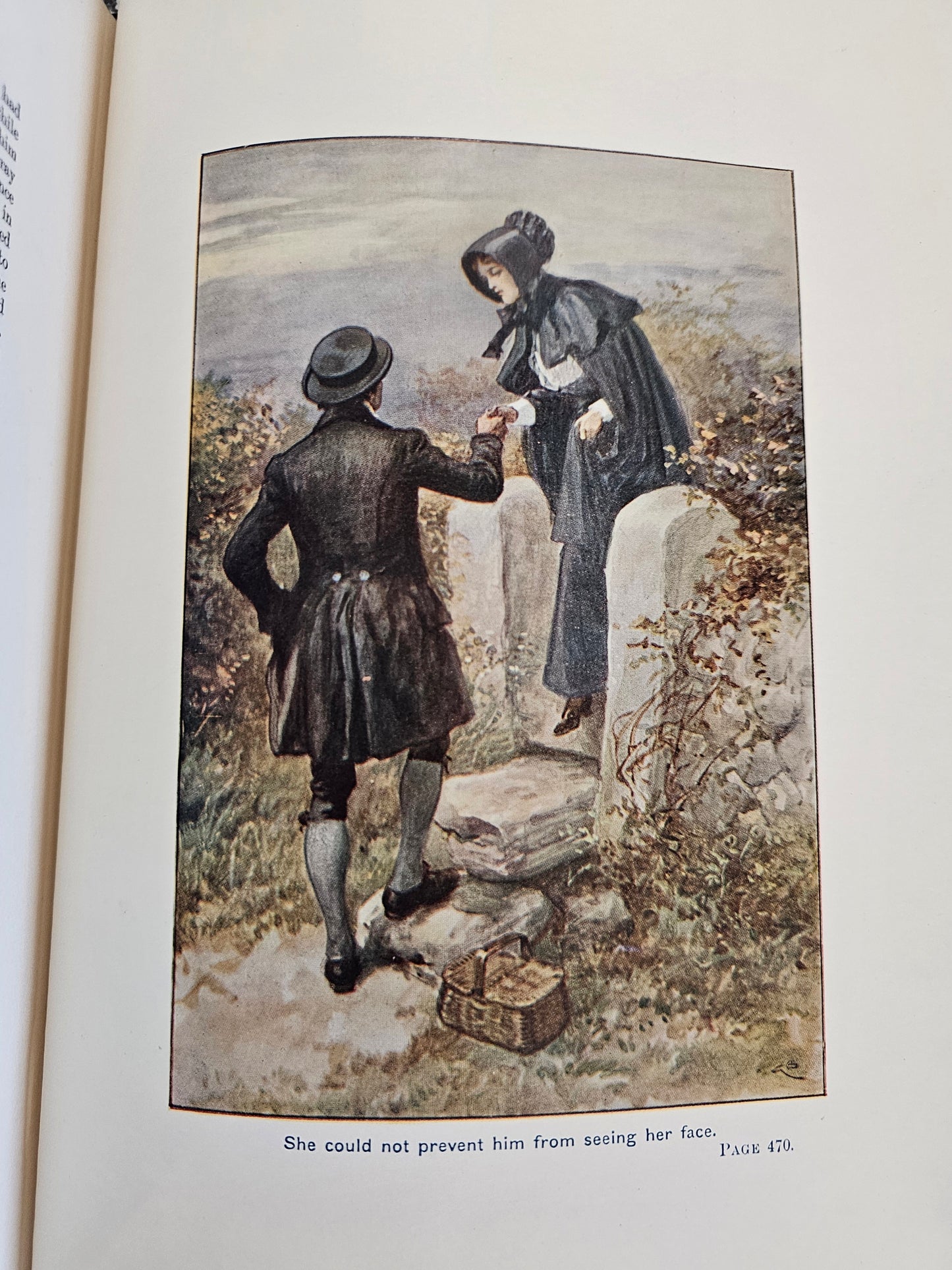 1914 Adam Bede by George Eliot / W&R Chambers, London / Beautiful Large-Format Antique Edition / Richly Illustrated in Colour and Line