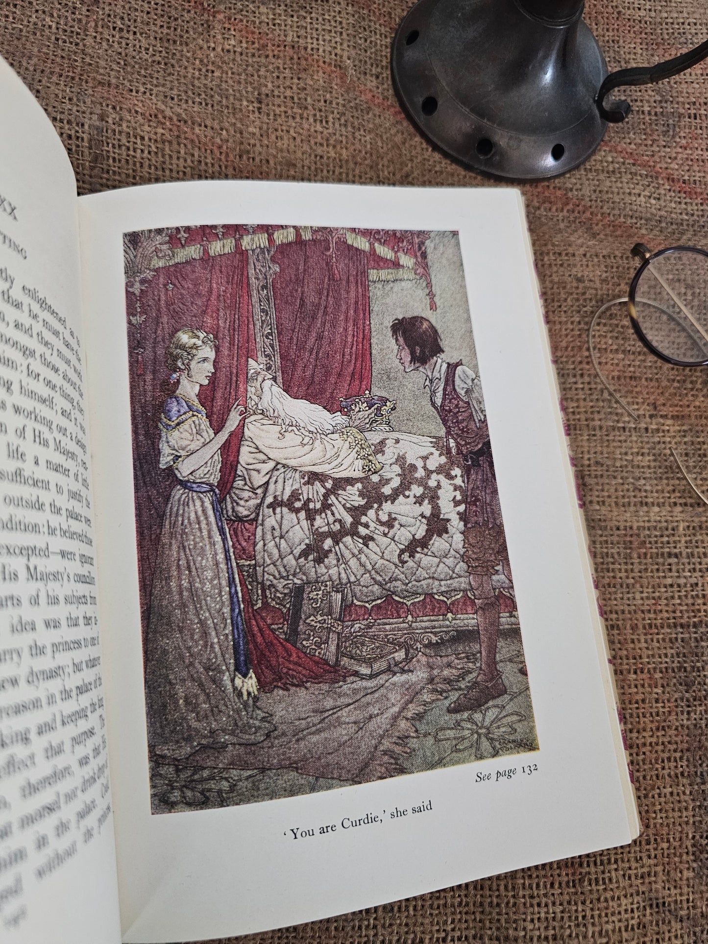 1951 The Princess and the Curdie, George Macdonald / JM Dent & Sons London / Decorative Boards / Illustrated With Colour Plates and Drawings