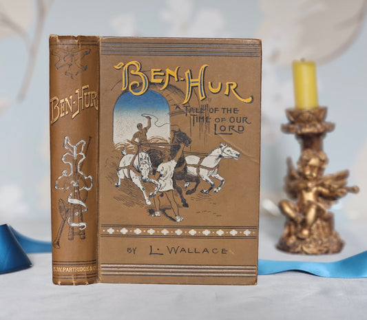1890s Ben-Hur by Lew Wallace / SW Partridge & Co., London / Charming Antique Hardback / Over 120 Years Old / Richly Illustrated