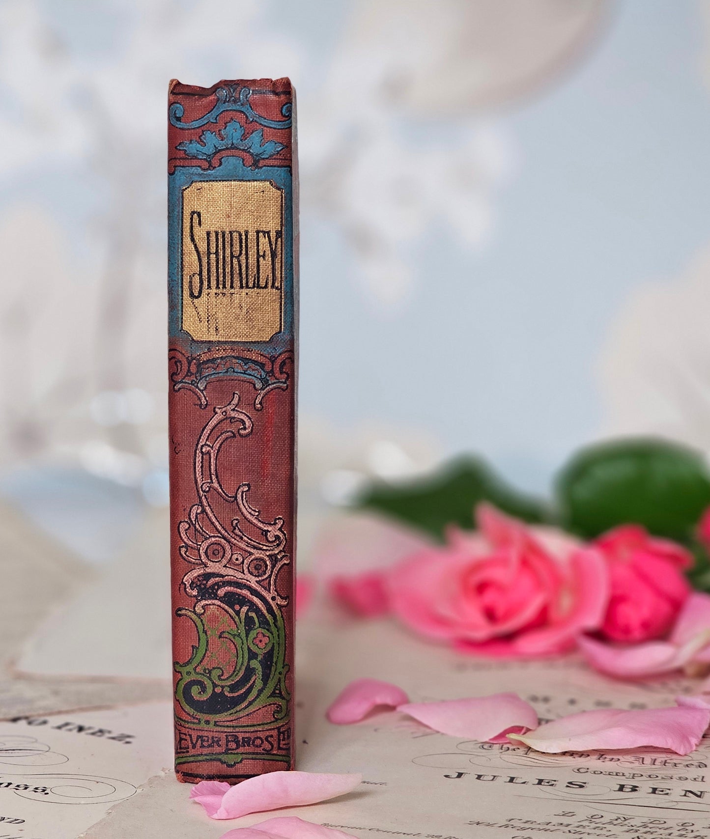 1890s Shirley by Currer Bell (Charlotte Bronte) / Lever Brothers Ltd / Lovely Decorative Antique Hardback / In Good Condition