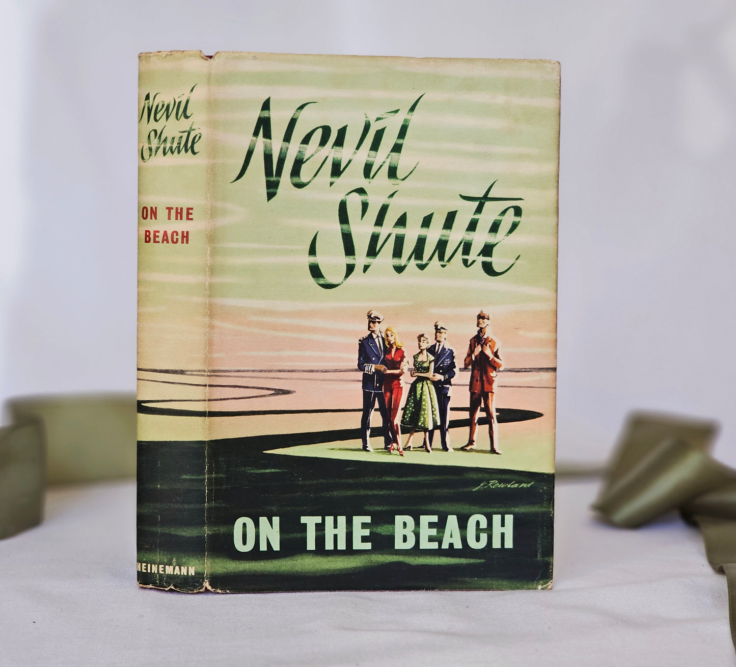 1957 FIRST Edition On the Beach by Nevil Shute / Heinemann, London / Dust Wrapper / Acclaimed Apocalyptic Thriller / In Good Condition