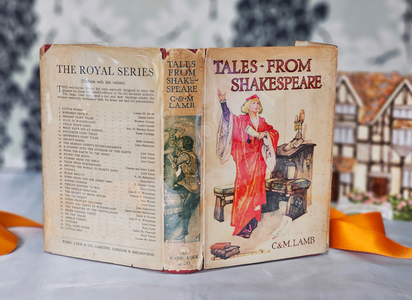 1930s Tales From Shakespeare by Charles and Mary Lamb / Ward, Lock & Co., London / Vintage Hardback Book in Original Dust Wrapper