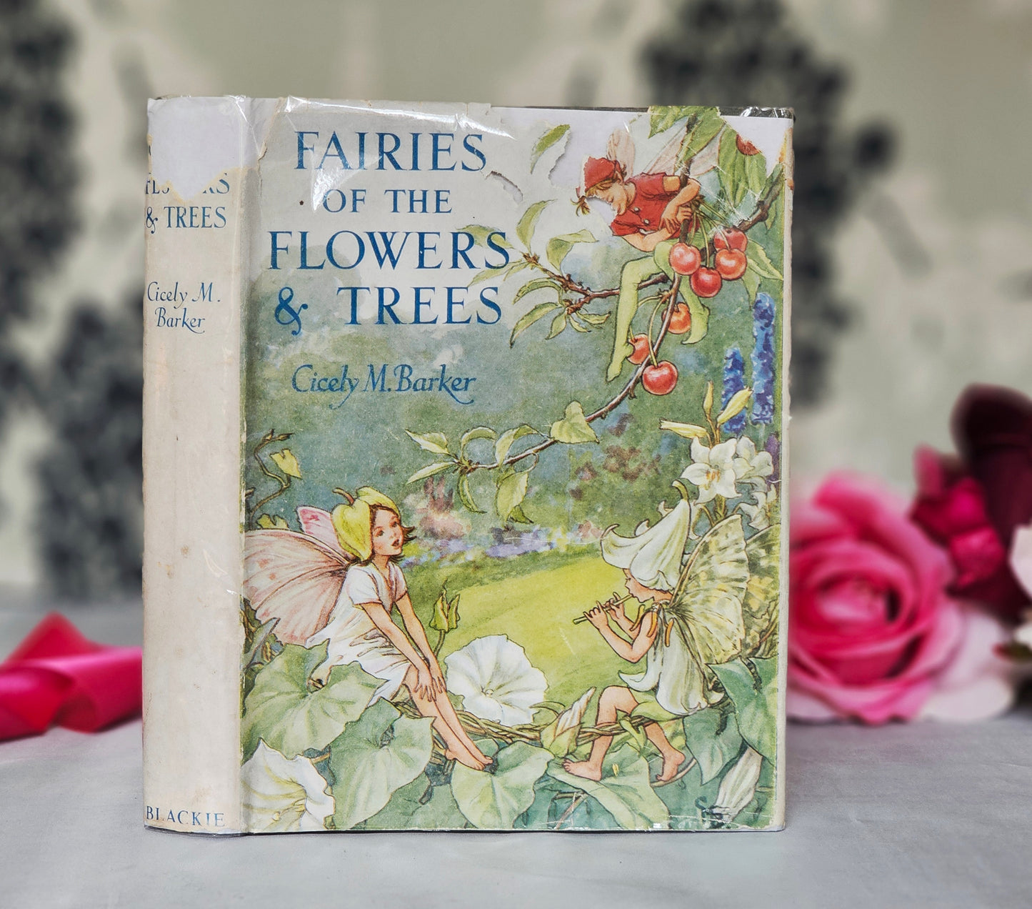 1950 Fairies of the Flowers and Trees Poems and Pictures by Cicely Mary Barker / Blackie & Son Ltd London / With Original SCARCE Wrapper