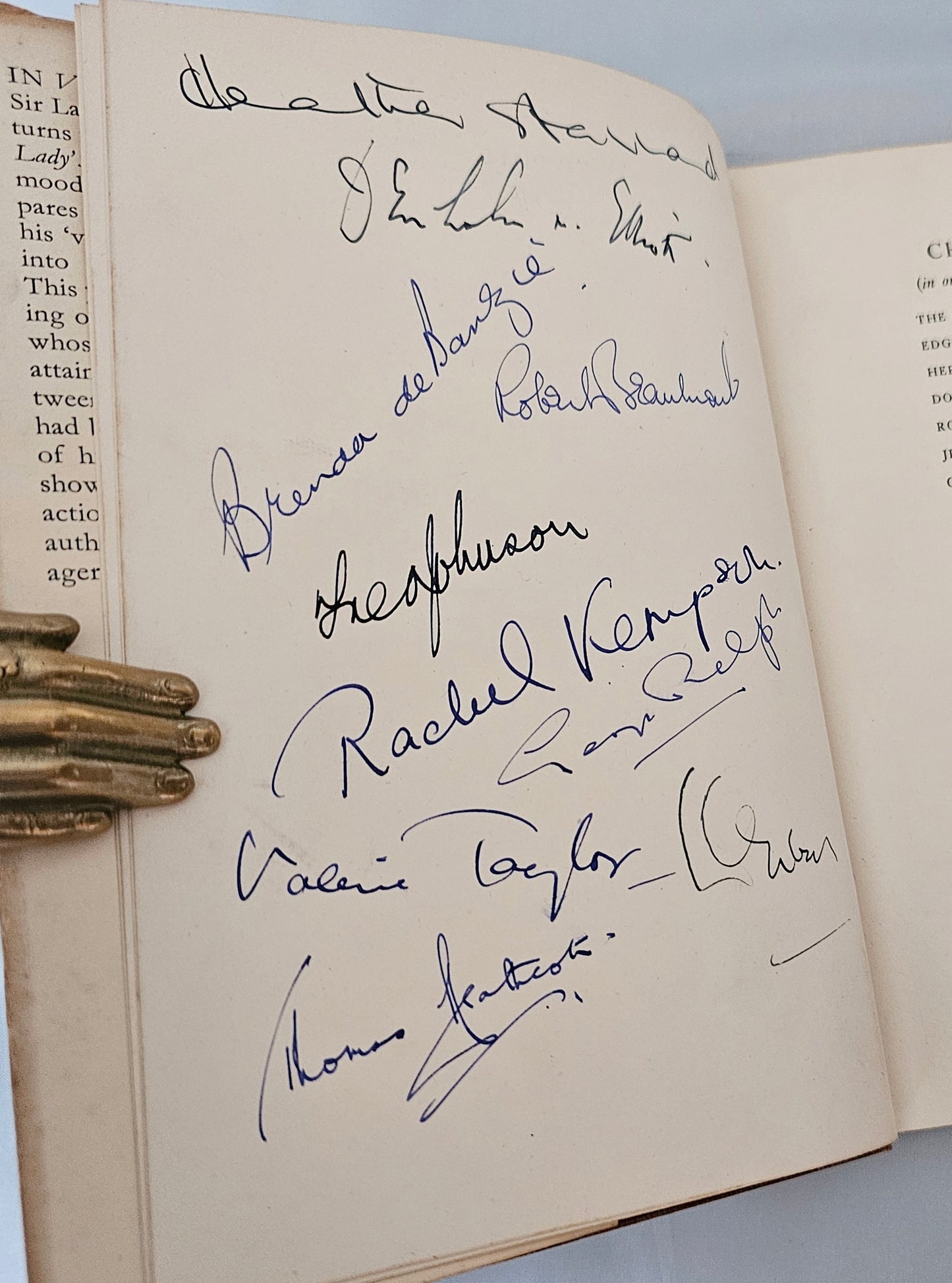 1950 Venus Observed A Play by Christopher Fry / SIGNED by all 10 Original Cast Members From 1st Performance 18 Jan 1950 / Laurence Olivier