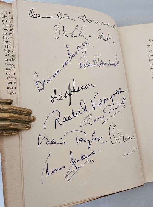 1950 Venus Observed A Play by Christopher Fry / SIGNED by all 10 Original Cast Members From 1st Performance 18 Jan 1950 / Laurence Olivier