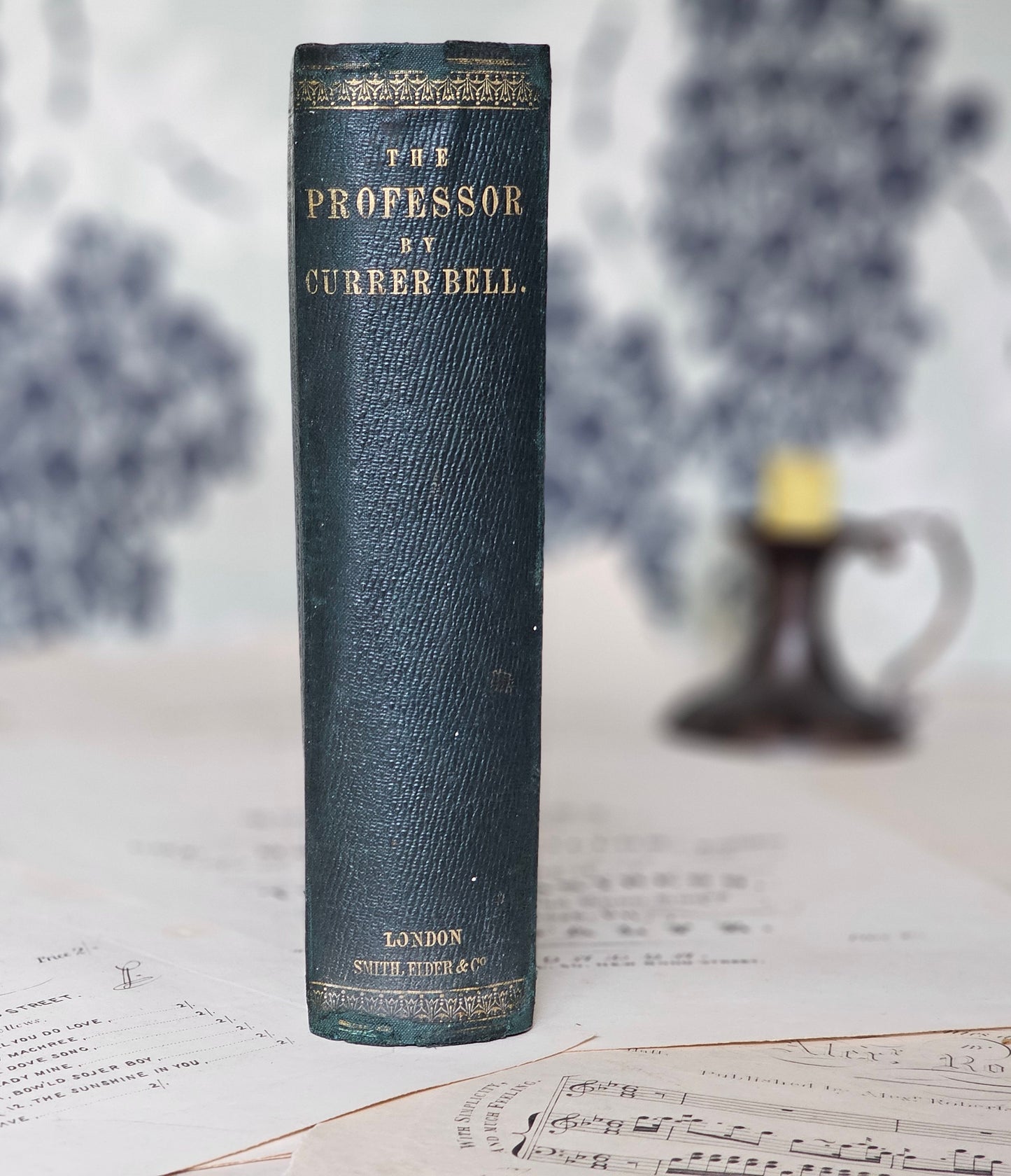 FIRST EDITION The Professor by Currer Bell (Charlotte Bronte) / 1857 Smith, Elder & Co. London / Re-backed / In Good Condition / First Issue