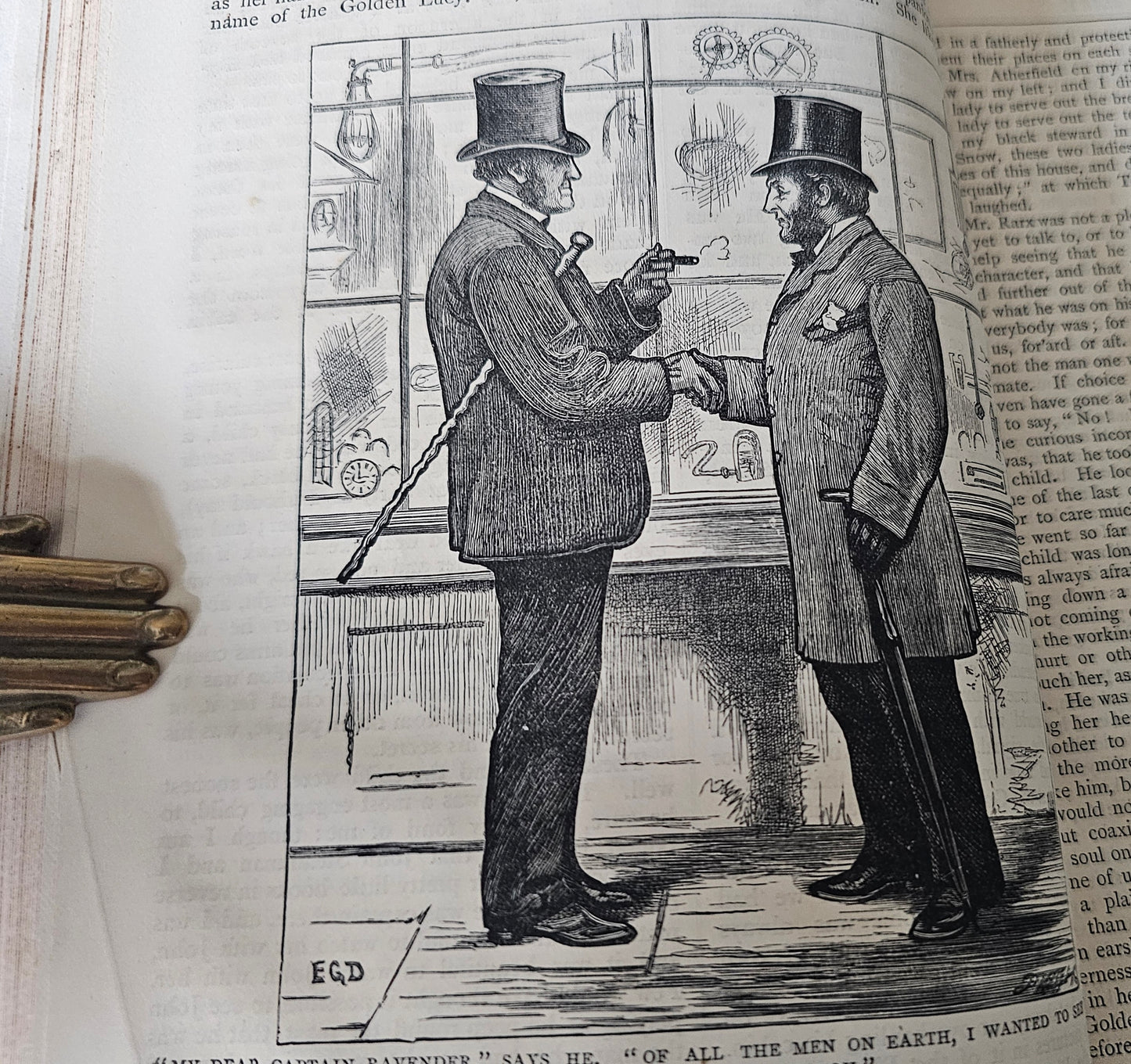 1892 Christmas Stories by Charles Dickens / NB Does NOT Include The Longer Novella A Christmas Carol / Antique Book / Leather / Large Format