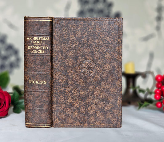 1930s A Christmas Carol and Other Stories by Charles Dickens / Odhams, London / Five Christmas Novellas / Illustrated / Very Good Condition