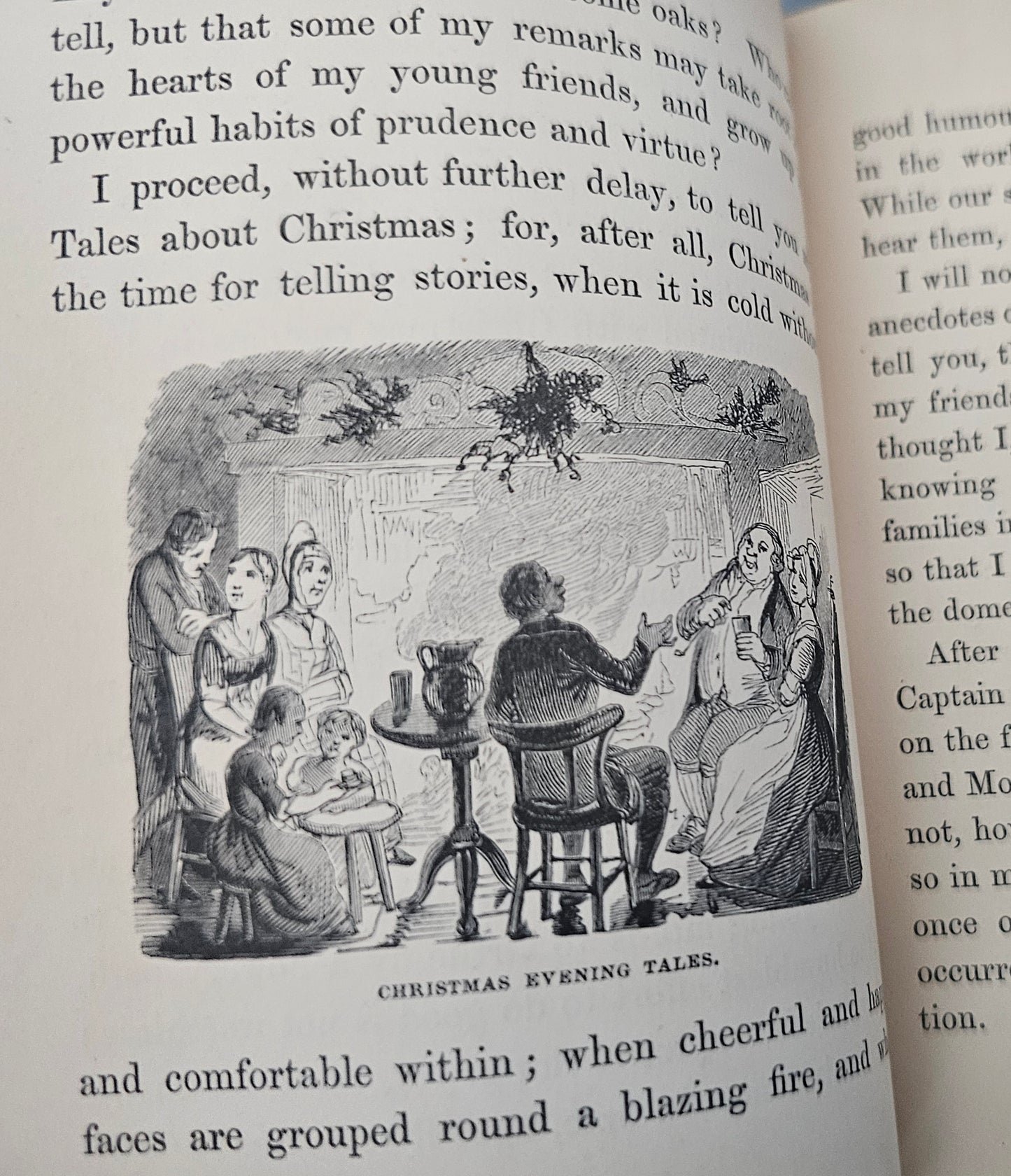 1882 Tales About Christmas and New Year's Day by Peter Parley / William Tegg, London / Many Black and White Illustrations / Good Condition