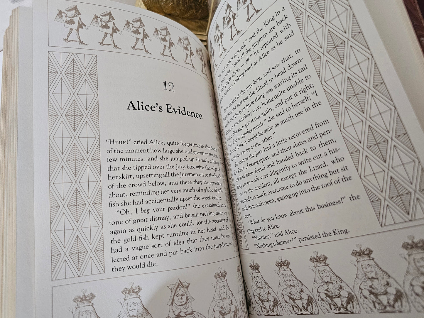 1980 Alice's Adventures in Wonderland by Lewis Carroll / The Franklin Library / Beautiful Deluxe Edition / Illustrated / Very Good Condition