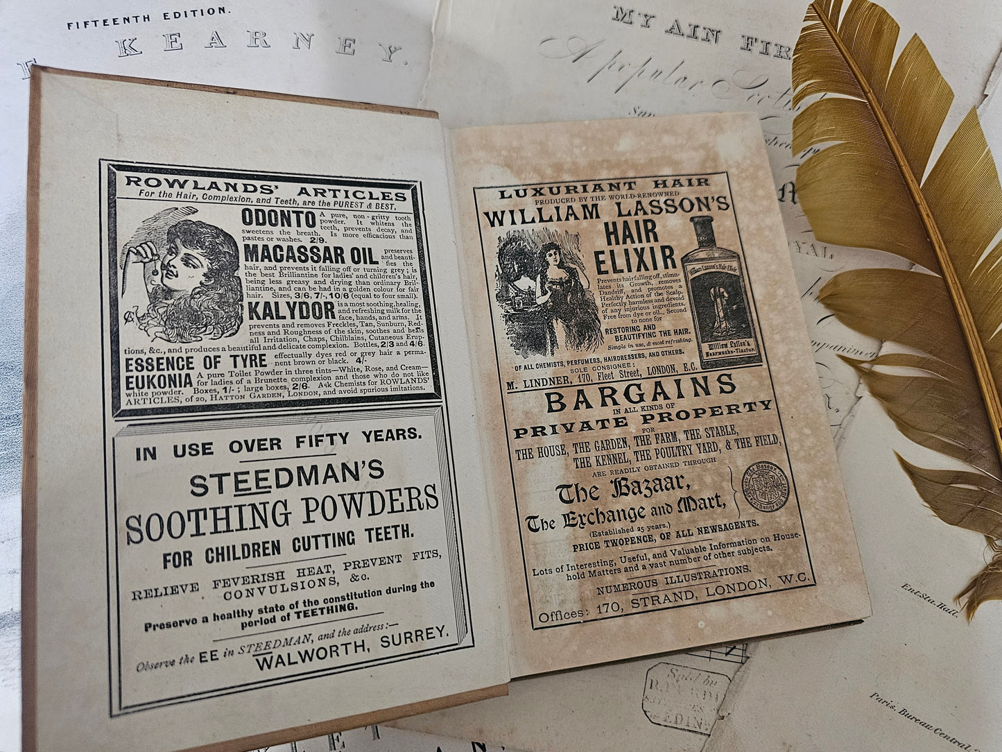 1890s Speeches and Toasts: How to Make and Propose Them / Lovely Antique Hardback Book / In Good Condition / Vintage Advertisements