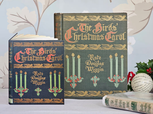 1912 The Bird's Christmas Carol by Kate Douglas Wiggin / Houghton Mifflin Company / Dust Wrapper / Also Sent With Matching Christmas Card