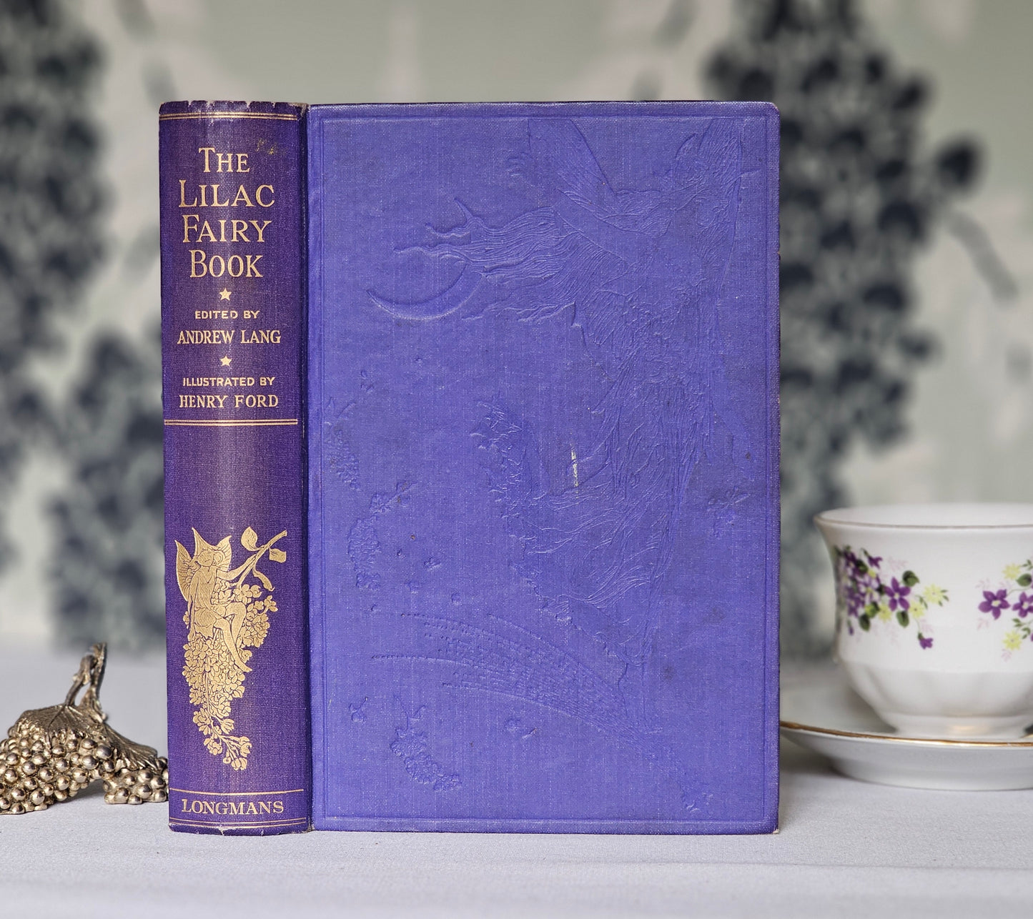 1934 The Lilac Fairy Book Edited by Andrew Lang / Longmans Green & Co London / Beautiful Vintage Book / Richly Illustrated / 6 Colour Plates