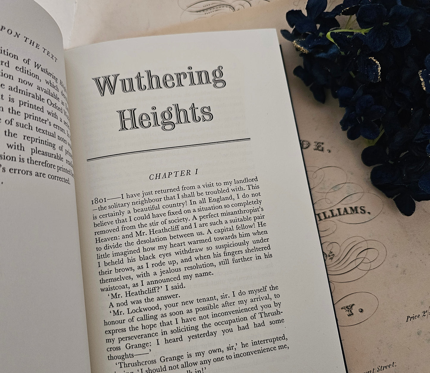 Wuthering Heights by Emily Bronte / Collector's Edition Bound in Leather Gilt / 1980 Easton Press / Illustrated / Silk Endpapers and Ribbon