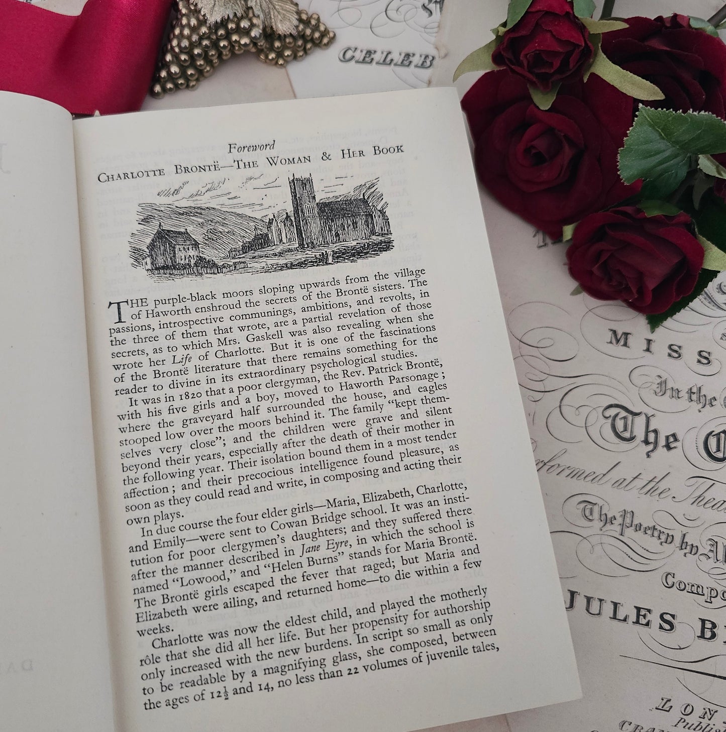 Jane Eyre by Charlotte Bronte / 1933 Daily Express Publications, London / With Illustrations / Vintage Bronte Book / In Excellent Condition