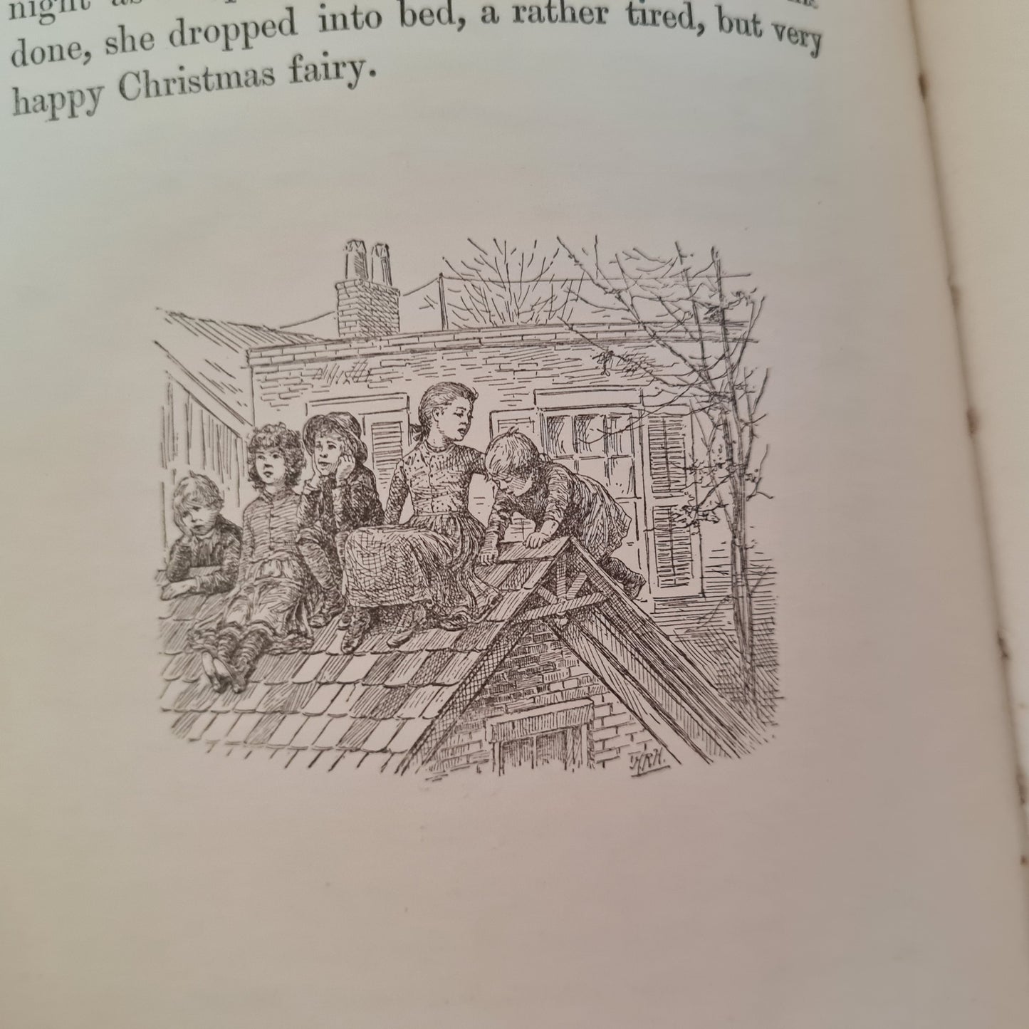 1892 The Birds' Christmas Carol by Kate Douglas Wiggin / Houghton, Mifflin & Co. / Illustrated Antique Book / In Good Condition