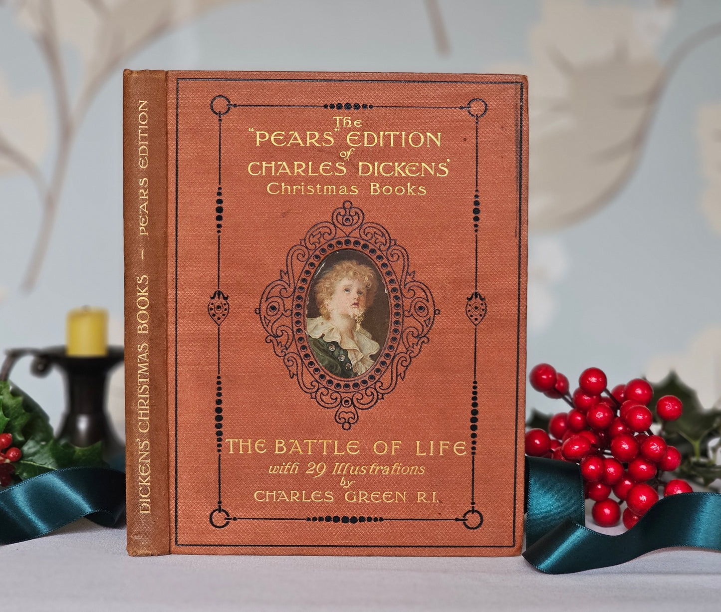 1912 The Battle of Life by Charles Dickens / Pears Centenary Edition of Dickens' Christmas Books / Illustrated / Good Condition