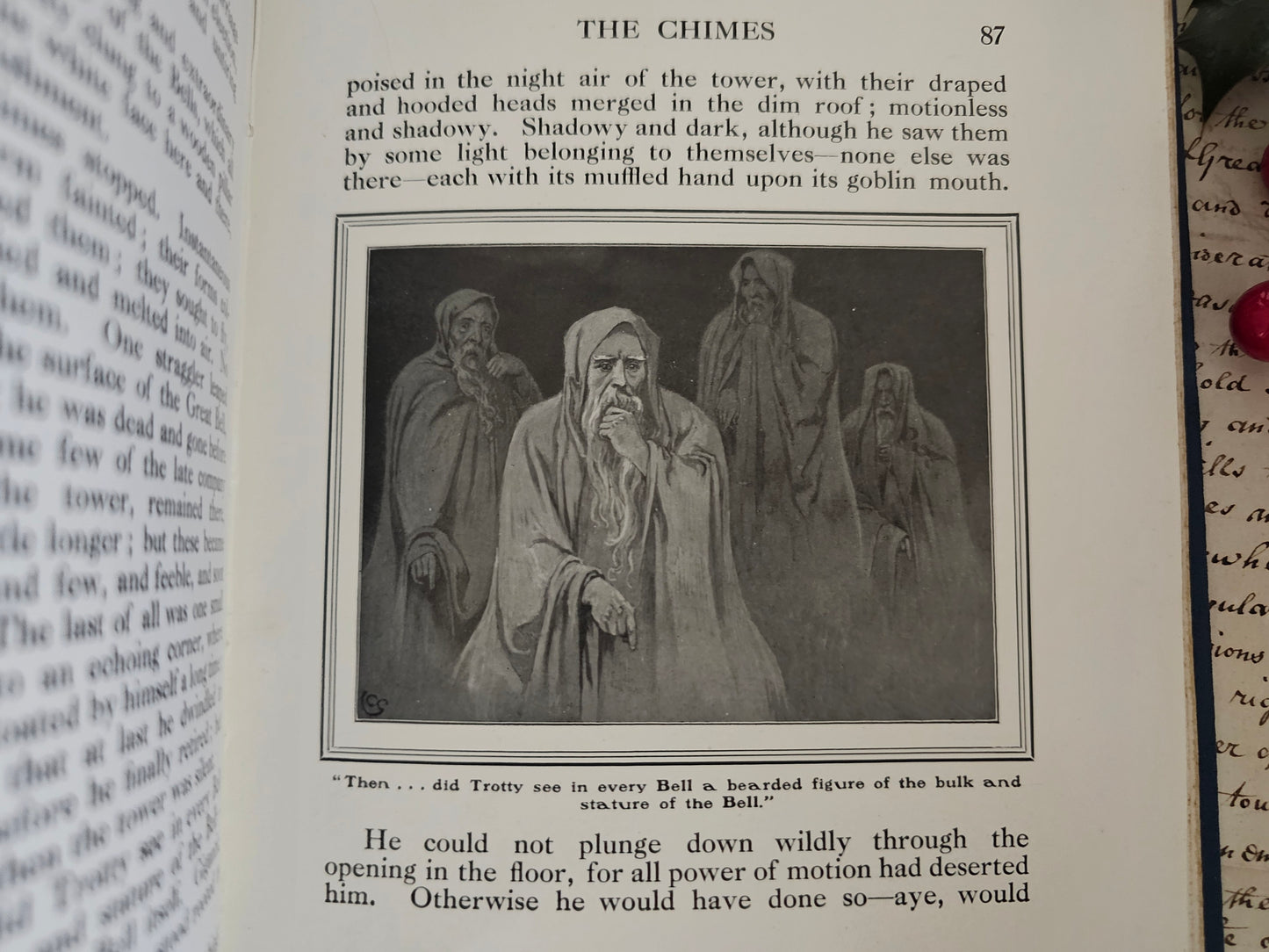 1912 The Chimes by Charles Dickens / Pears Centenary Edition of Dickens' Christmas Books / Richly Illustrated / In Very Good Condition