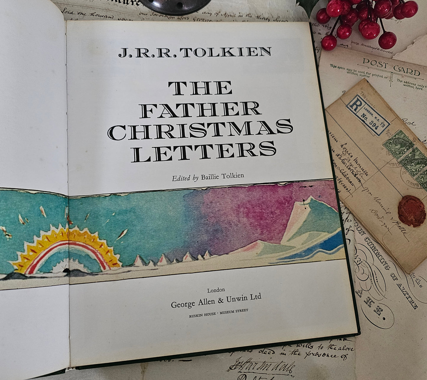 1976 JRR Tolkien The Father Christmas Letters / Highly Sought After / 1st UK Edition, 3rd Impression / In Good Condition / Illustrated