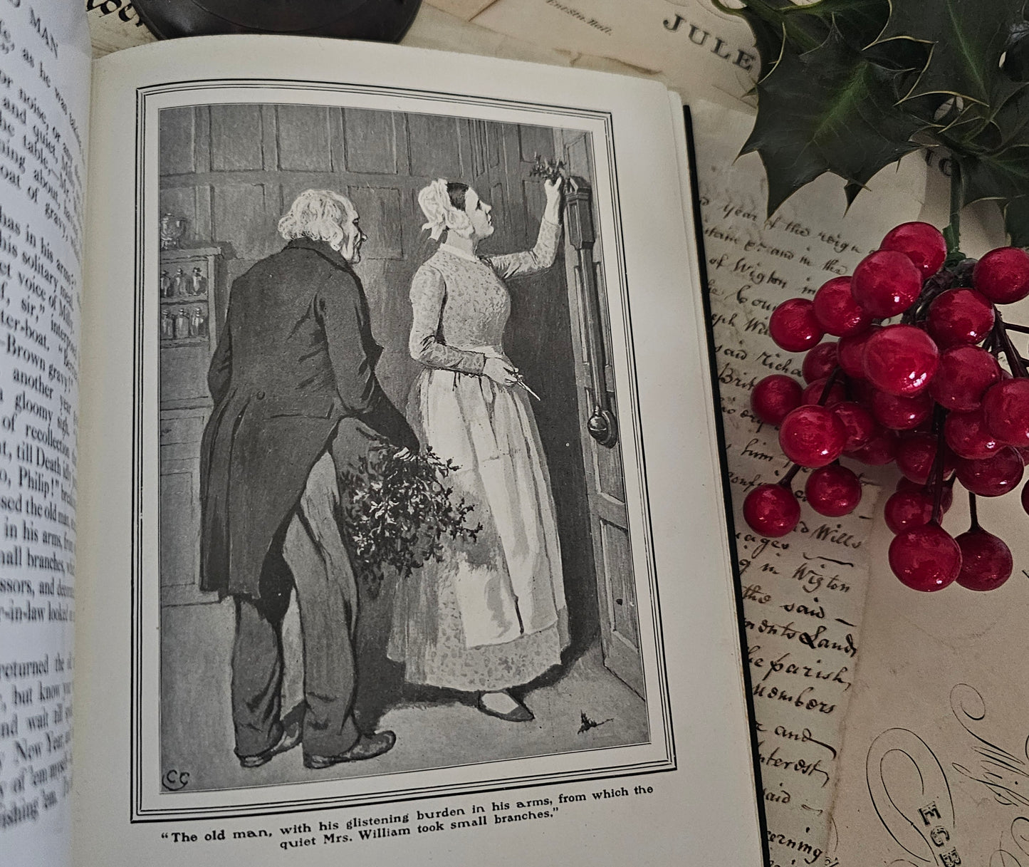 The Haunted Man by Charles Dickens / 1912, The Pears Edition of Dickens' Christmas Books / A Beautiful Antique Copy of the Christmas Novella