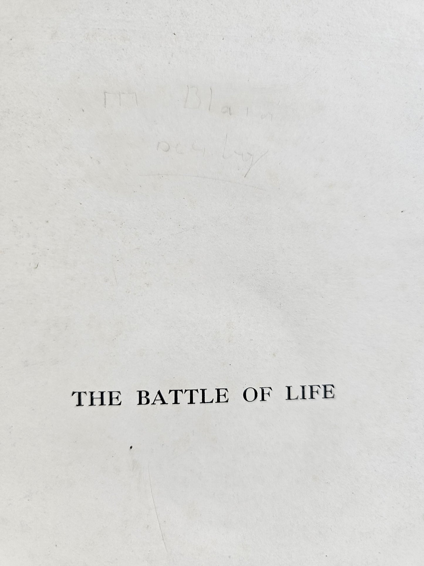 1912 The Battle of Life by Charles Dickens / Pears Centenary Edition of Dickens' Christmas Books / Illustrated / Good Condition