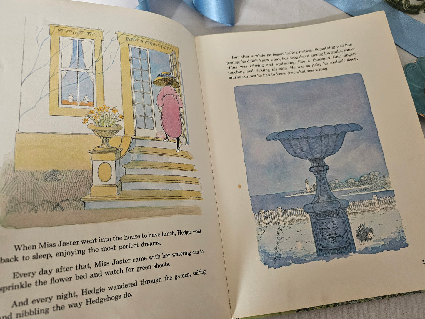 1972 Miss Jaster's Garden by NM Bodecker / Golden Press / Delightfully Illustrated Large-Format Vintage Children's Book