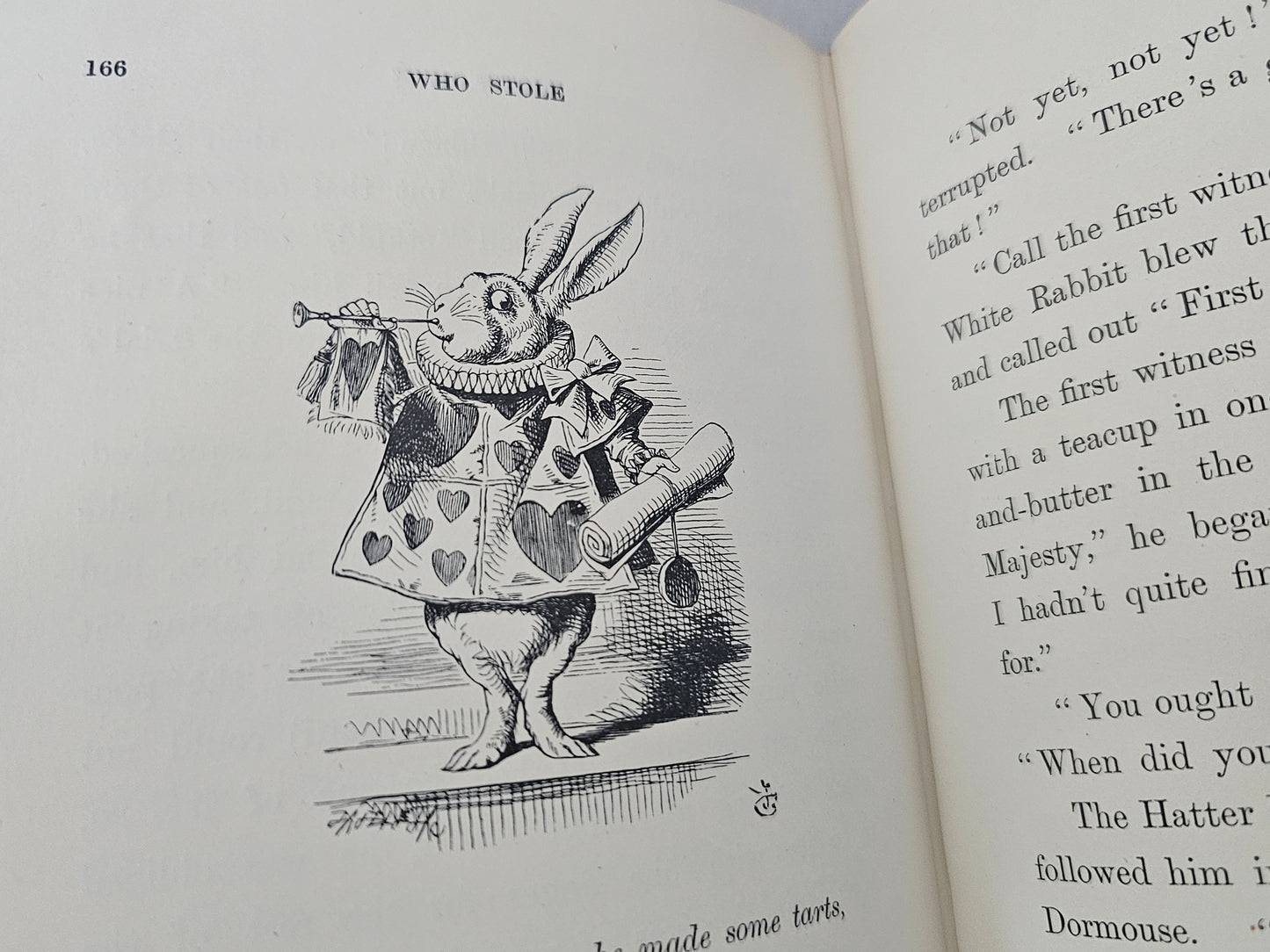 1932 Alice's Adventures in Wonderland by Lewis Carroll / Lovely Vintage Hardback / Macmillan, London / Richly Illustrated / Good Condition