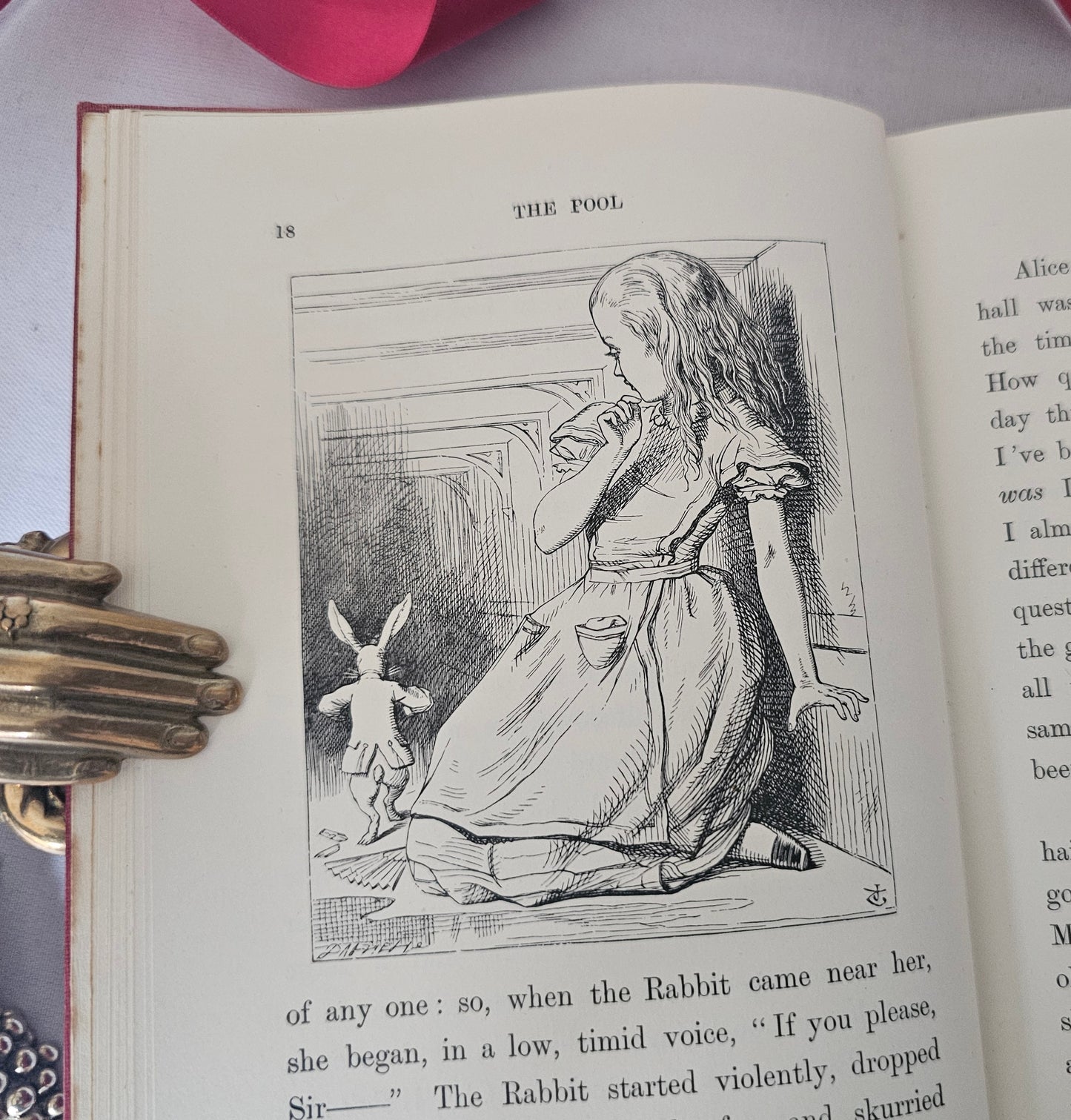 1932 Alice's Adventures in Wonderland by Lewis Carroll / Lovely Vintage Hardback / Macmillan, London / Richly Illustrated / Good Condition