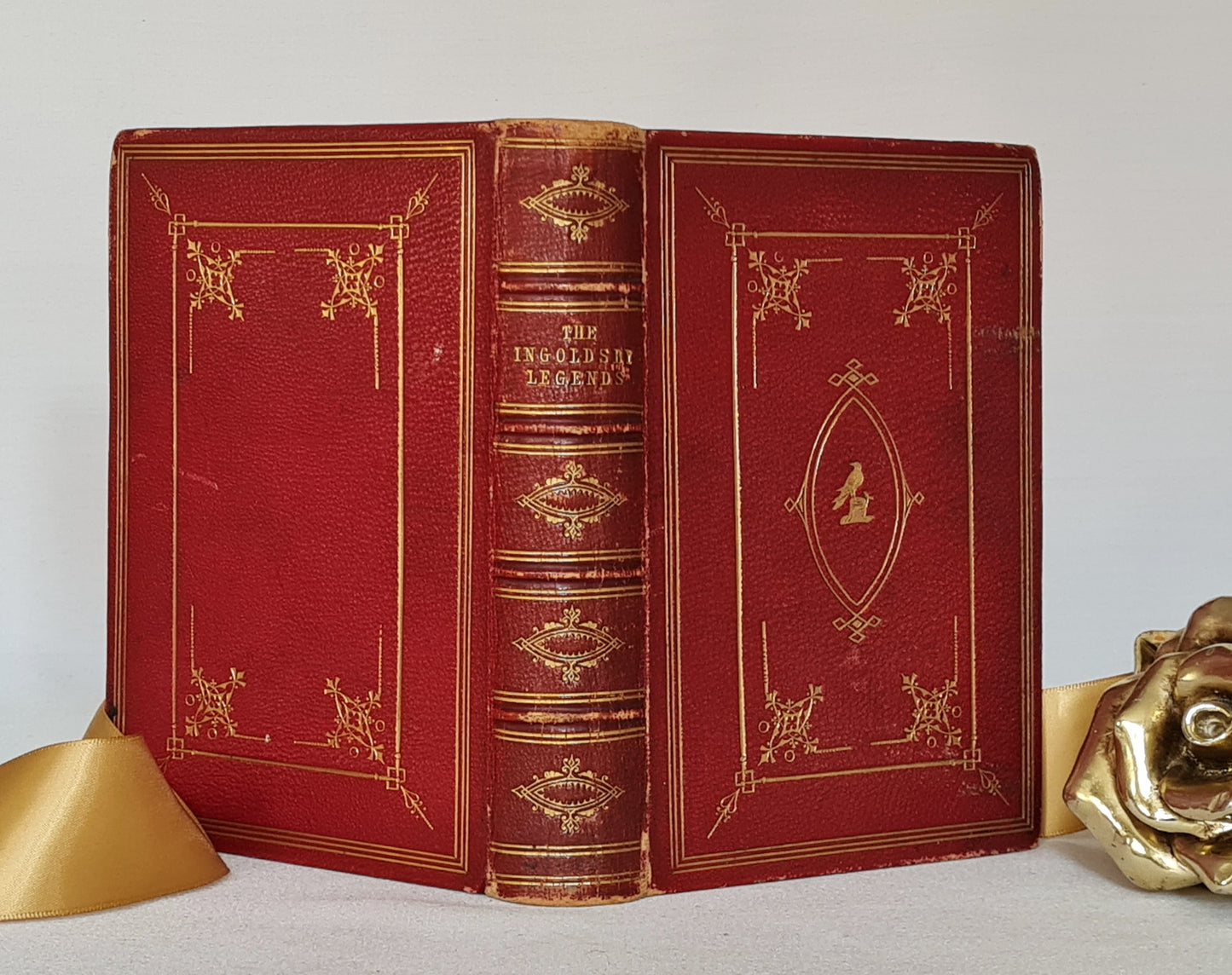 1869 The Ingoldsby Legends by Thomas Ingoldsby Esq. / Richard Bentley London / Lovely Antique Leather Edition / Good Condition / Illustrated