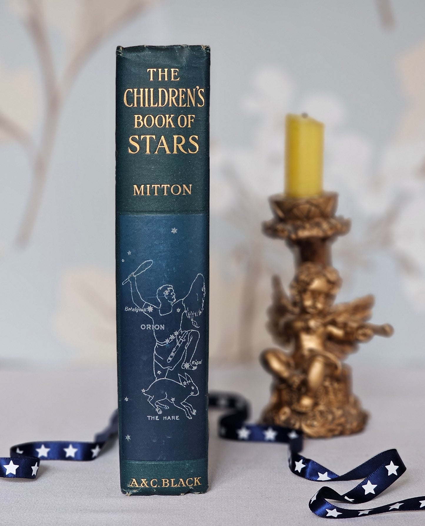 1907 The Children's Book of Stars by GE Mitton / Adam & Charles Black, London First Edition / Superb Colour Plates / Lovely Edwardian Book