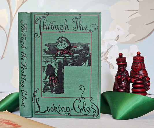 1952 Through The Looking-Glass and What Alice Found There by Lewis Carroll  / Macmillan / Fifty Illustrations by John Tenniel / Dust Wrapper