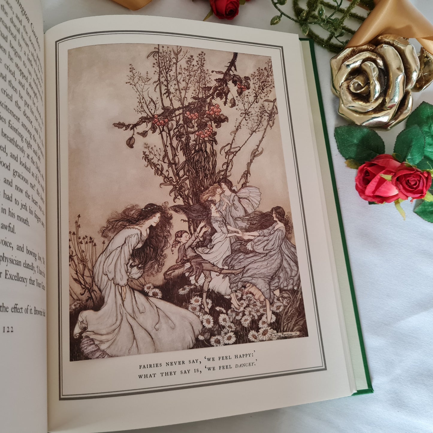 2005 Peter Pan In Kensington Gardens by JM Barrie / Deluxe Edition / Illustrated by Arthur Rackham / The Folio Society, London