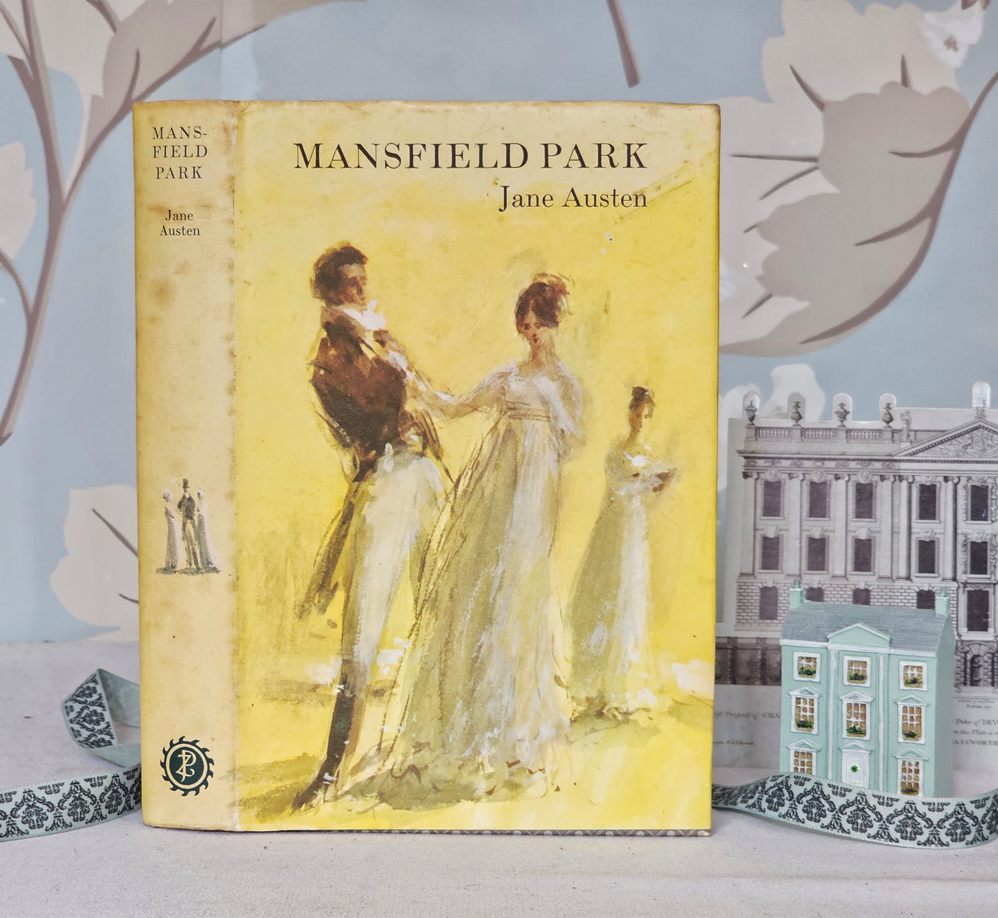 1975 Mansfield Park by Jane Austen / The Zodiac Press, London / With Dust Wrapper / In Good Condition / Vintage Austen Hardback Book