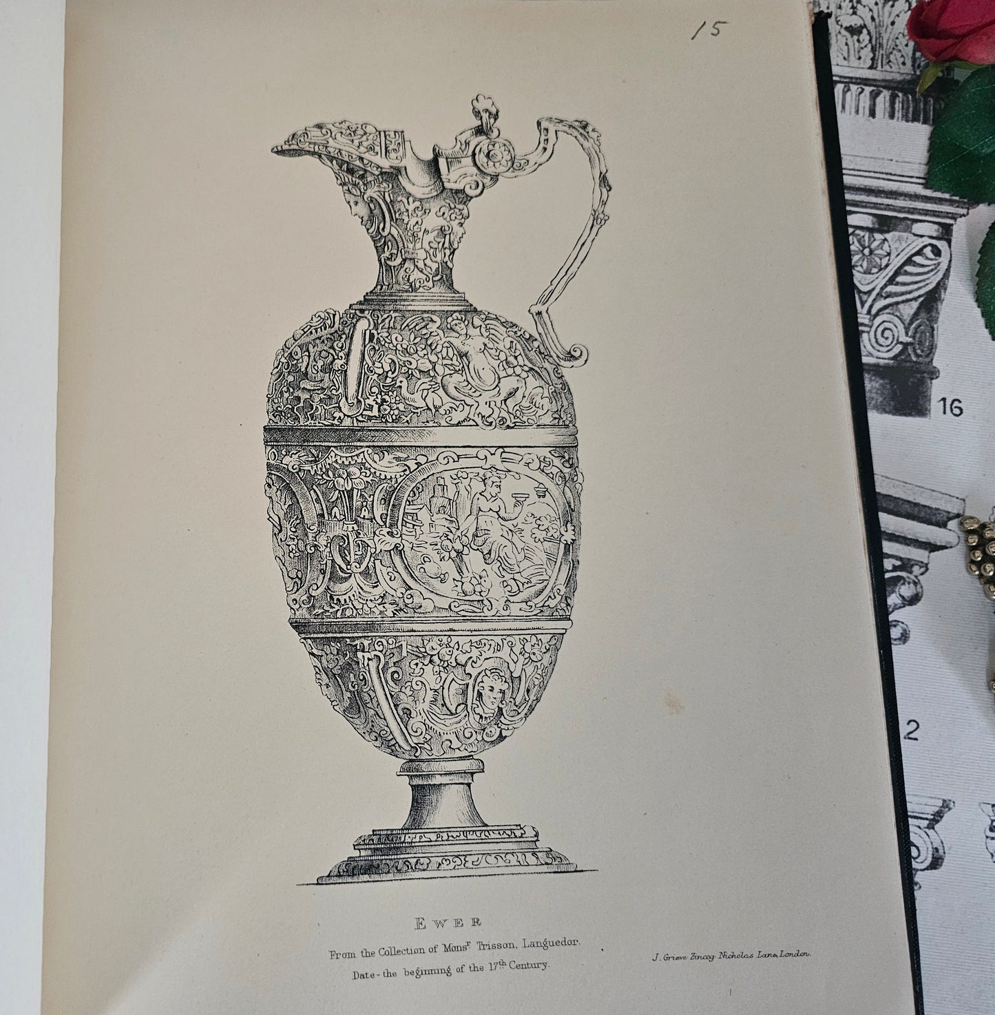 1898 The Encyclopaedia of Ornament by Henry Shaw / John Grant, Edinburgh / 60 Superb Detailed Plates / Reproduction of 1842 Original