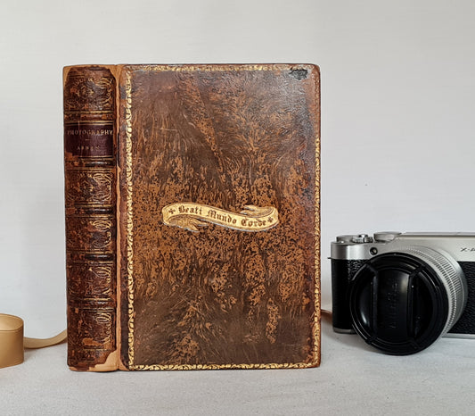 1901 A Treatise on Photography by de Wiveleslie Abney / Longmans, Green & Co., London / In a Re-backed Leather Binding / Richly Illustrated