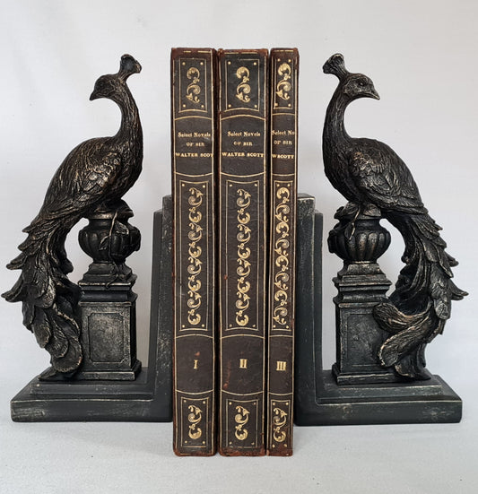 1840 Select Novels of Sir Walter Scott / Baudry's European Library, Paris / Complete in 3 Volumes / Waverley, Ivanhoe, Heart Midlothian etc.