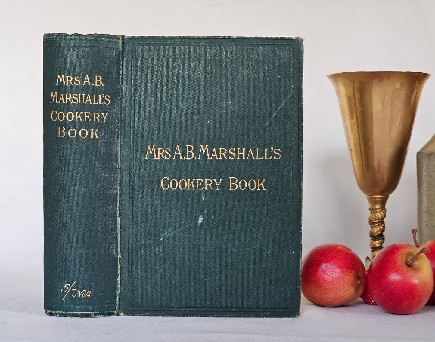 1890s Mrs AB Marshall's Cookery Book / Revised and Enlarged With 125 Illustrations / Influential Victorian Cookery Book / Good Condition