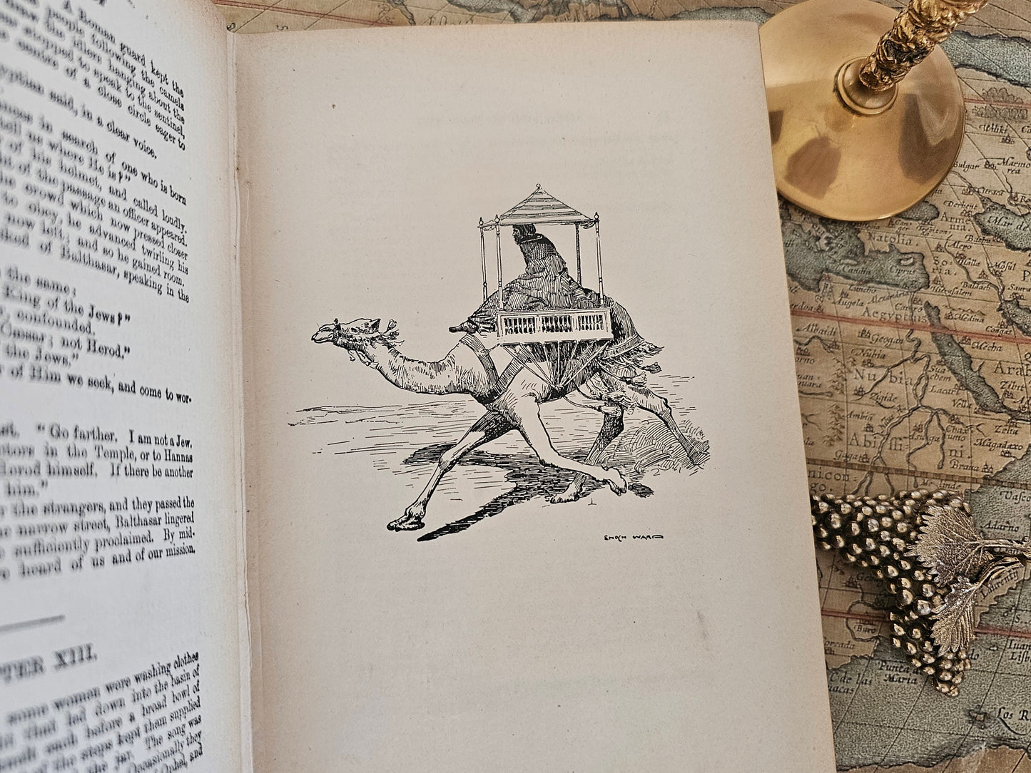 1890s Ben-Hur A Tale of the Time of Our Lord by Lew Wallace / James Nisbet & Co. Ltd, London / Charming Antique Hardback / Illustrated