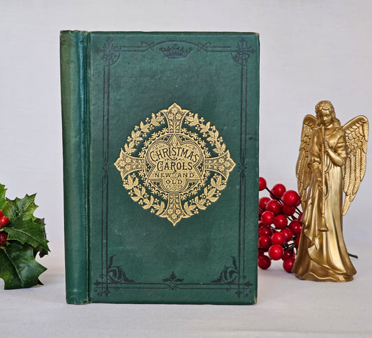 1890s Christmas Carols New and Old / Novello & Company Ltd / Collection of Music and Words To Seventy Carols / Antique Christmas Carols Book