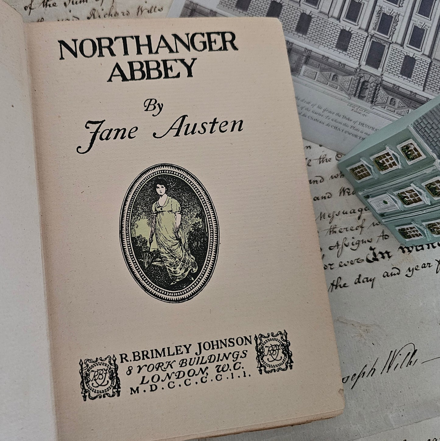 1902 Northanger Abbey by Jane Austen / The Hampshire Edition / R Brimley Johnson, London / Scarce Beautiful Antique Edition / Good Condition